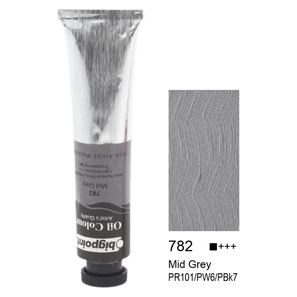 Bigpoint 200 ml Yağlı Boya 782 Mid Grey - Görsel 4