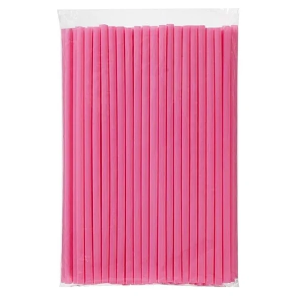 AMBALAJ PAZARI Plastik Frozen Pipet Pembe - 100'lü - Görsel 2