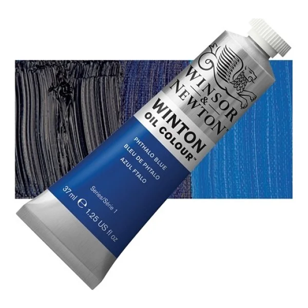 Winsor & Newton Winton 37 ml 516 Phthalo Blue Yağlı Boya - Görsel 2