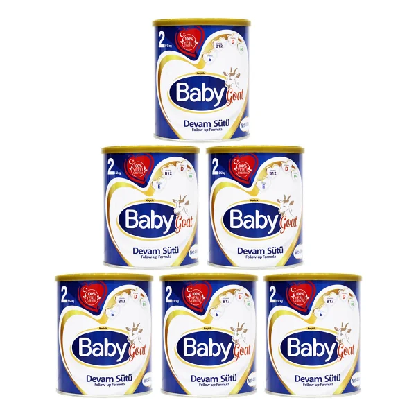 Baby Goat 2 Keçi Sütü 400 gr 6 Adet - Görsel 3