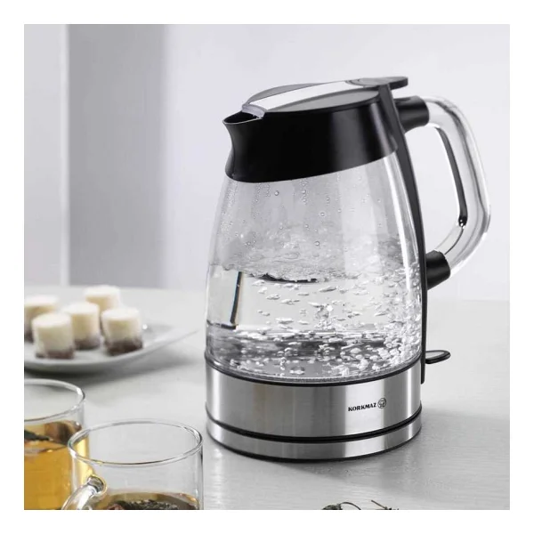 Korkmaz A376 Retro 2200 W 1.7 lt Cam Kettle - Görsel 3