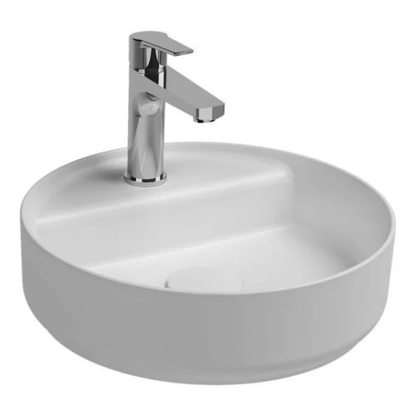 İsvea Infinity 42 cm Mat Beyaz Tezgah Üstü Lavabo - Görsel 7