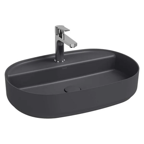 İsvea Infinity 60 cm Antrasit Tezgah Üstü Çanak Lavabo - Görsel 2