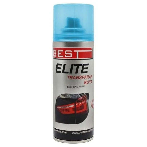 Best Elite Transparan Far Boyası 200 ML Mavi - Görsel 4