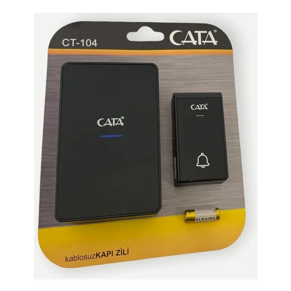 Cata CT-104 Lüks Işıklı Uzaktan Kumandalı Kapı Zili - Görsel 2