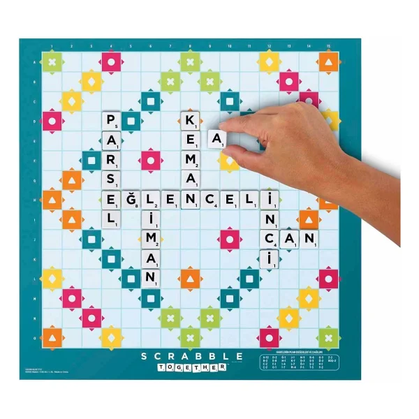 Scrabble Orijinal 2'si 1 Arada Türkçe HXV98 - Görsel 4