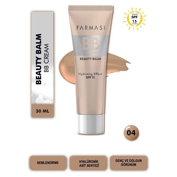 Farmasi 04 Medium Tan SPF 15 30 ml BB Krem - Görsel 3