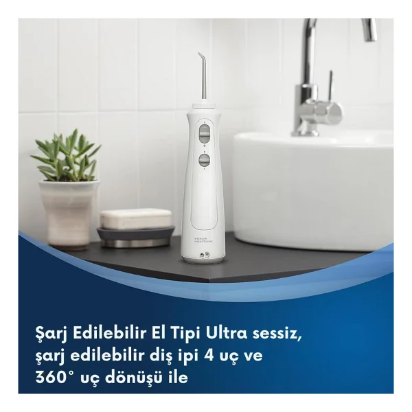Waterpik Cordless Pearl WF-13CD010 Beyaz Ağız Duşu - Görsel 5