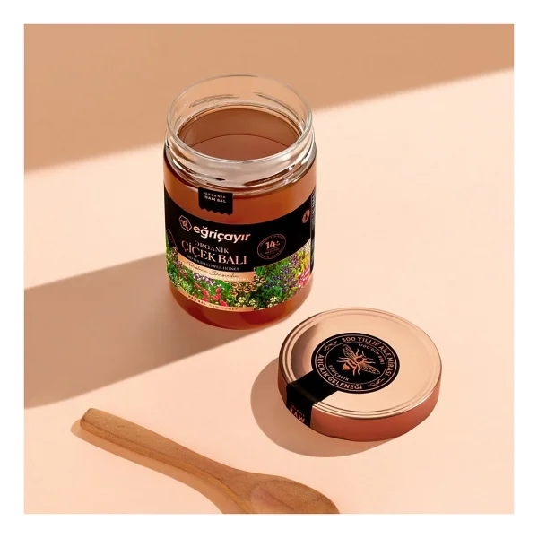 Eğriçayır Organik Çiçek Balı 850 gr - Görsel 2
