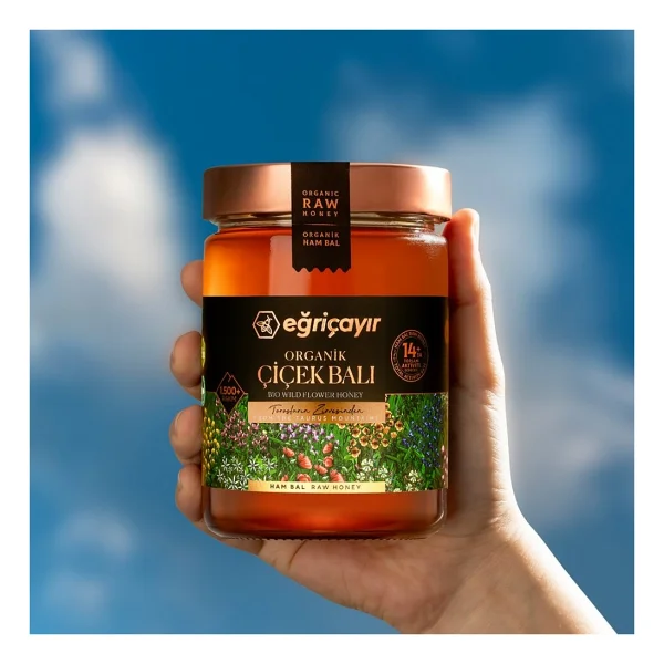 Eğriçayır Organik Çiçek Balı 850 gr - Görsel 3