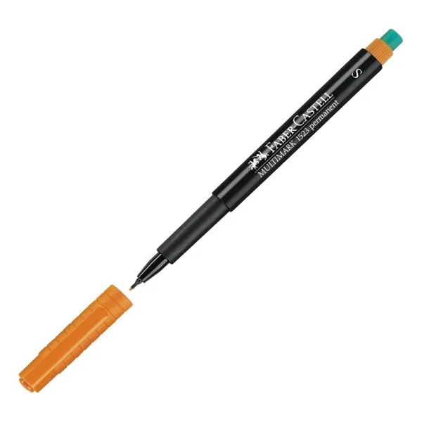 Faber-Castell 1523 S Mavi Permanent Asetat Kalemi - Görsel 4
