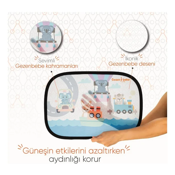 Gezenbebe Hero Güneşlik (2 Adet) - Görsel 6