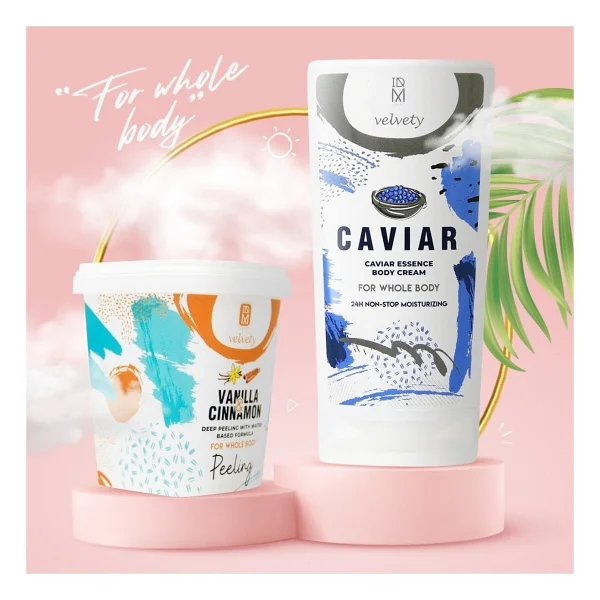 IDM Velvety Vanilya Peelıng Ve Havyar Body Krem - Görsel 4