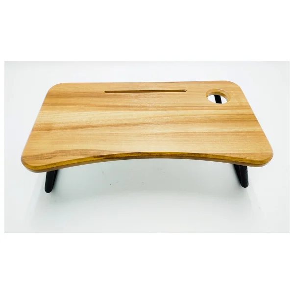 Hastunç Katlanır Portatif Laptop Sehpası Dizüstü Masası - Y: 55 cm D: 40 cm G: 60 cm - Meşe - Görsel 3