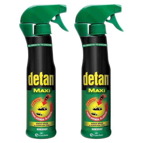 Detan Maxi Böcek İlacı Sprey 2 x 250 ML - Görsel 3