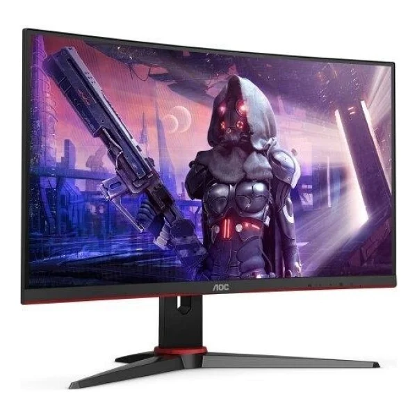 AOC C24G2AE 23.6" 1 ms Full HD Curved 165 Hz Oyuncu Monitörü - Görsel 2