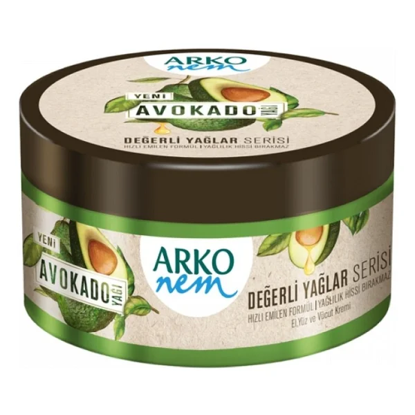Arko Nem Değerli Yağlar Avokado Yağı 250 ml Nemlendirici Krem - Görsel 5
