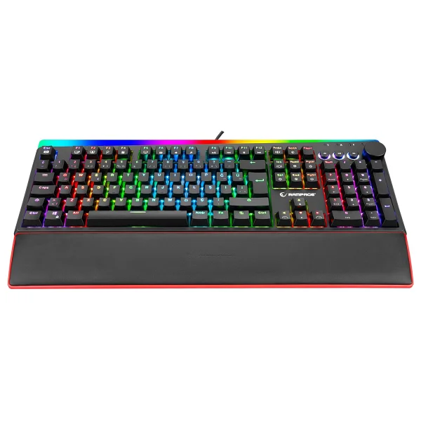 Rampage X-Tracer KB-R97 RGB Blue Switch Kablolu Mekanik Oyuncu Klavyesi - Görsel 2