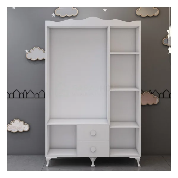 Garaj Home 3 Kapaklı Dolap- - Beyaz - Görsel 4