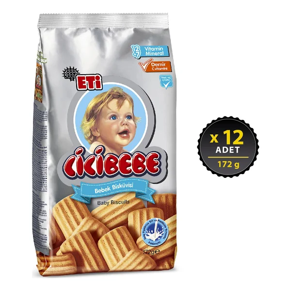 Eti Cicibebe Bisküvi 172 gr 12 Adet - Görsel 5