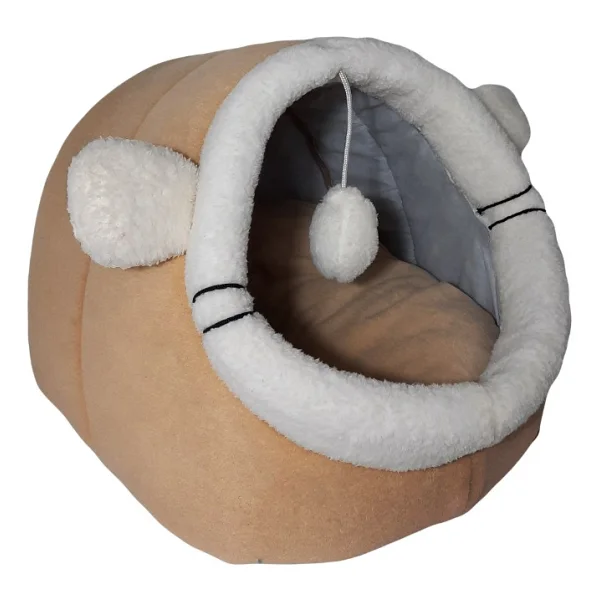 Nerotex 50 cm Kahverengi Kulaklı Alaska Kedi Evi - Görsel 5