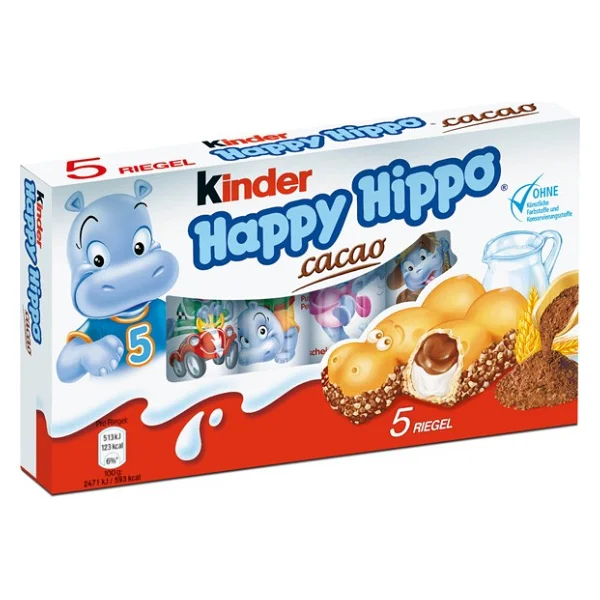 Kinder Happy Hippo 5'li Çikolata - Görsel 2