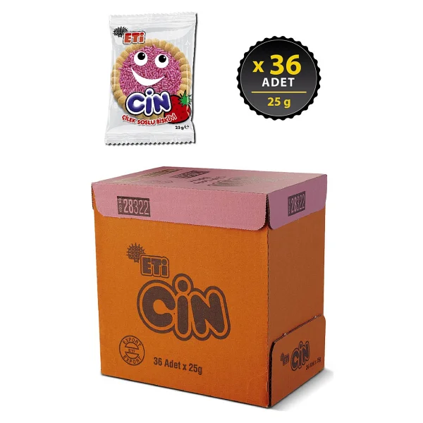 Eti Cin Bisküvi 36x25 gr - Görsel 2