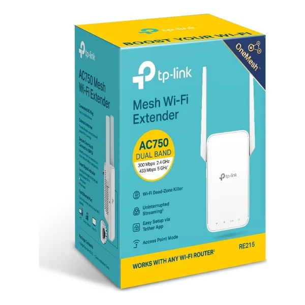 TP-Link RE215 750 Mbps Wifi Güçlendirici - Görsel 4