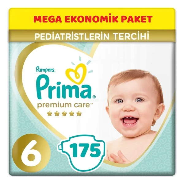Prima Premium Care 6 Numara Extra Large 175'li Bebek Bezi - Görsel 6