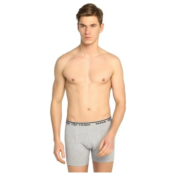 Seher Yıldızı 0060 Likralı 12'li Erkek Boxer - Görsel 3