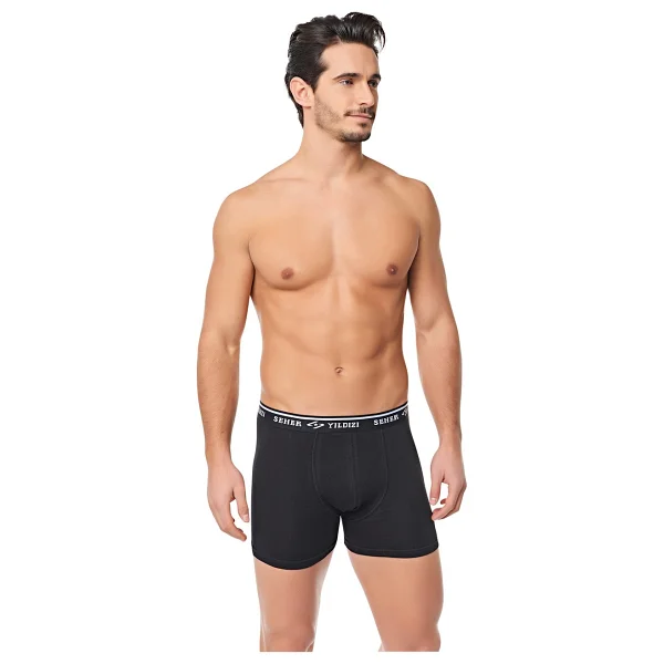 Seher Yıldızı 0060 Likralı 12'li Erkek Boxer - Görsel 5