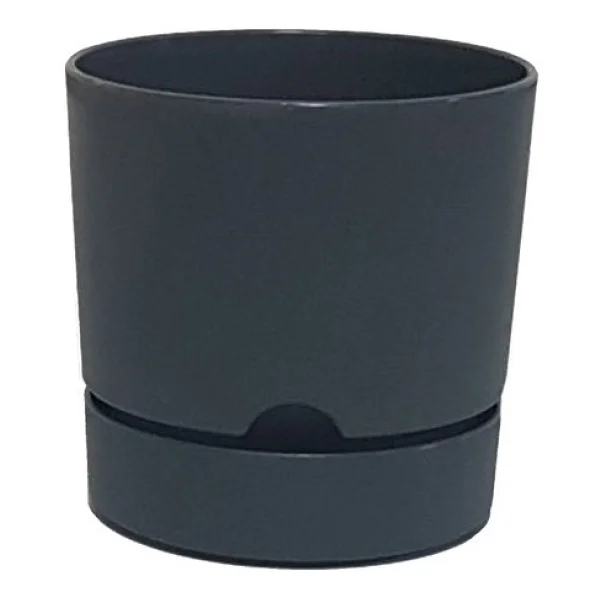 Poliwork Begonya 9 cm Yeşil Plastik Tabaklı Saksı - Görsel 5