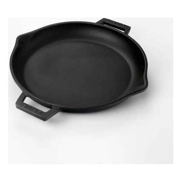 Lava Yuvarlak Metal Kulplu Cam Kapaklı 30 cm Kızartma Tavası - Görsel 2