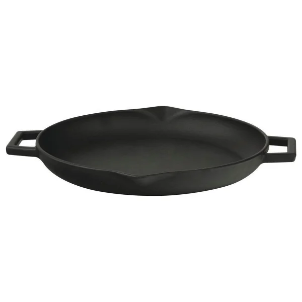 Lava Yuvarlak Metal Kulplu Cam Kapaklı 30 cm Kızartma Tavası - Görsel 4