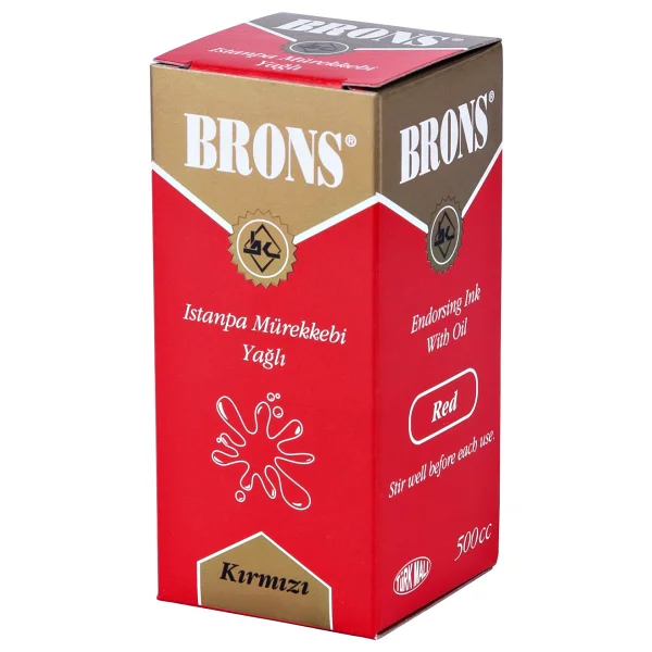 Brons Istampa Mürekkebi 500cc. Mavi - Görsel 4
