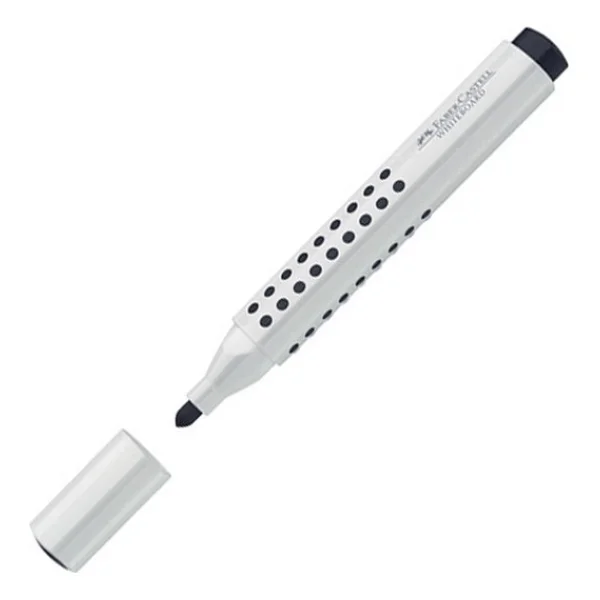 Faber-Castell Grip Yuvarlak Uç Beyaz Tahta Kalemi Siyah - Görsel 2