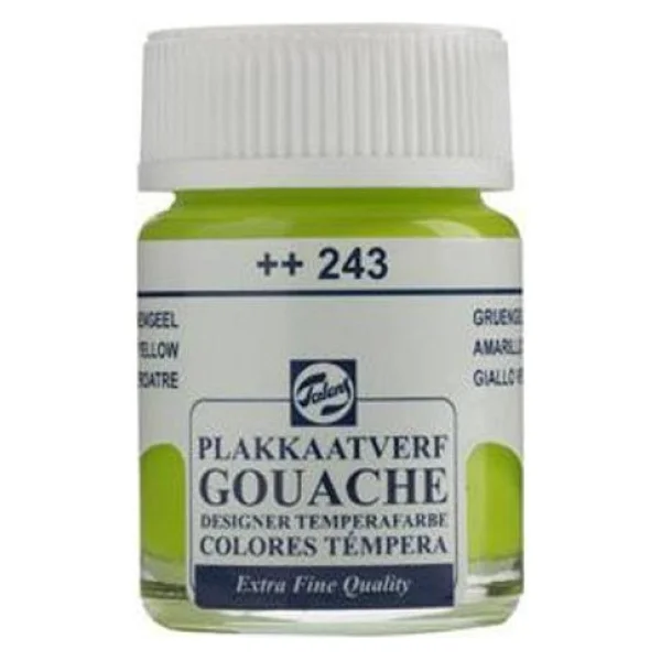 Talens 16 ml Guaj Boya 243 Greenish Yellow - Görsel 3