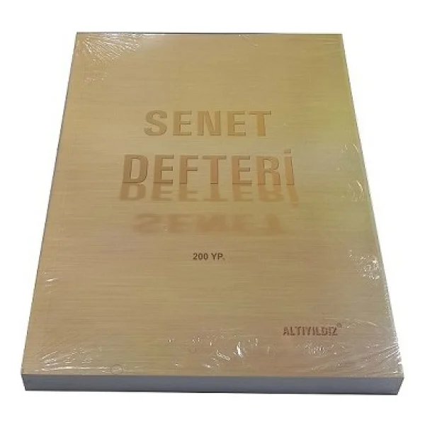 Altınyıldız Senet Defteri 200 yaprak - Görsel 2