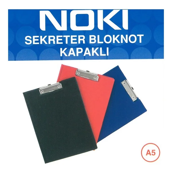Noki A5 Kapaklı Blok Sekreterlik Kırmızı - Görsel 2