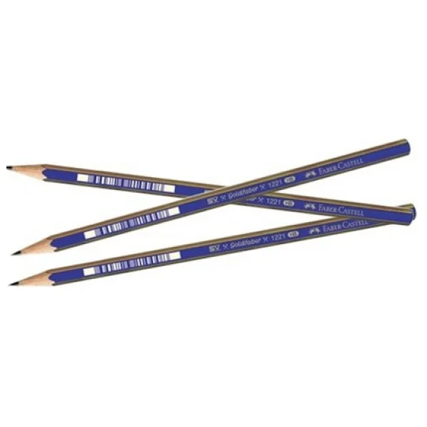 Faber-Castell 1221 Dereceli 5B Kurşun Kalem - Görsel 3