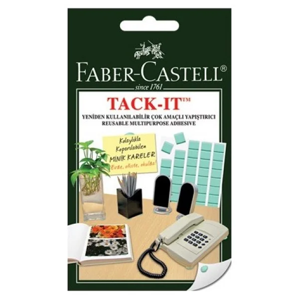 Faber-Castell Tack-It Renkli 50 gr 90'lı Hamur Yapıştırıcı - Görsel 5