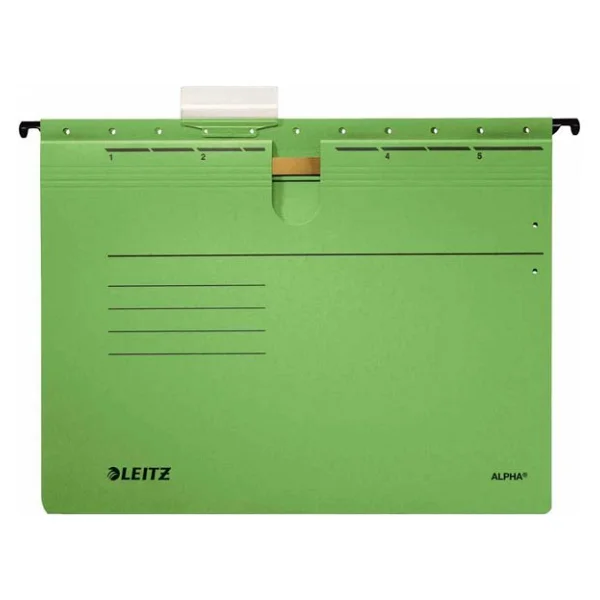 Leitz Alpha Renkli Telli Askılı Dosya Yeşil L-1984 - Görsel 3