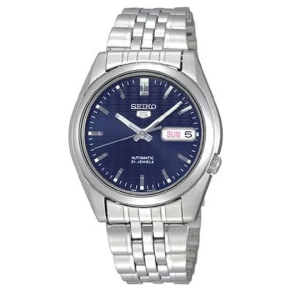 Seiko 5 SNK357 Lacivert Erkek Kol Saati - Görsel 2