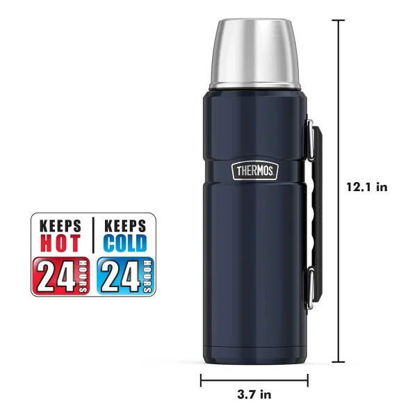 Thermos SK 2010 Stainless King Large Black 1.2 lt Çelik Termos - Görsel 3