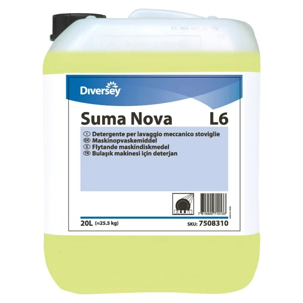 Diversey Suma Nova L6 Sanayi Tipi Bulaşık Makinesi Deterjanı 20 lt - Görsel 5