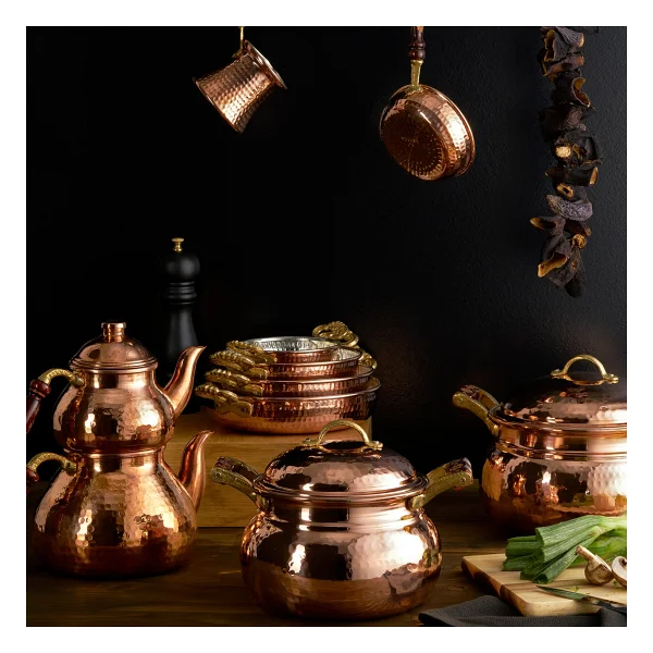 Karaca Nish Copper New Bakır Büyük Cezve - Görsel 2