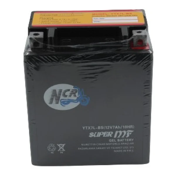 NCR YTX7L-BS 12 V 7 Ah Motosiklet Aküsü - Görsel 4