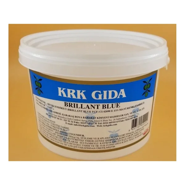 Krk Mavi 1 kg Gıda Boyası - Görsel 2