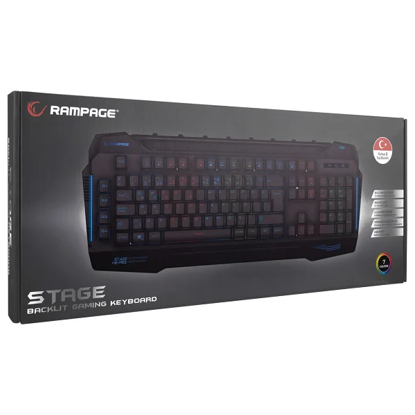 Rampage Stage KB-R63 RGB Kablolu Oyuncu Klavyesi - Görsel 7
