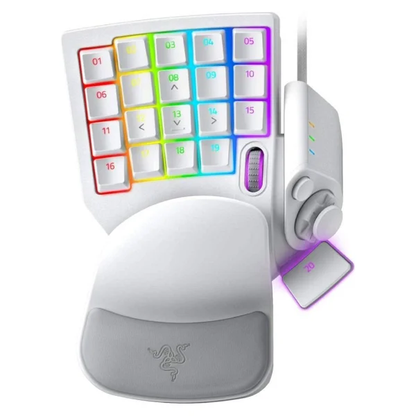 Razer Tartarus Pro Mercury Edition Analog Optical Switch Kablolu Oyuncu Klavyesi - Görsel 2